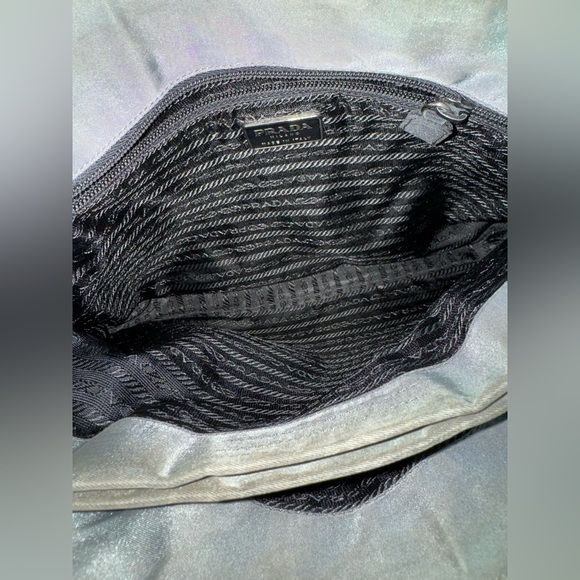 Authentic Prada Silver and Gray Shoulder Bag - Picture 11 of 16